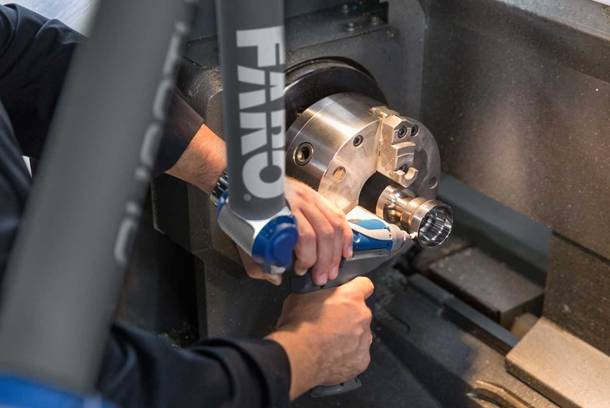 AM Quantum FaroArm Ispezione della lavorazione Applicazione FM ridotta