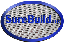 SureBuild Roofing Construction Company Logo
